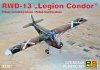 RS Models 92307 RWD-13 Legion Condor Polish Touring Plane 1/72